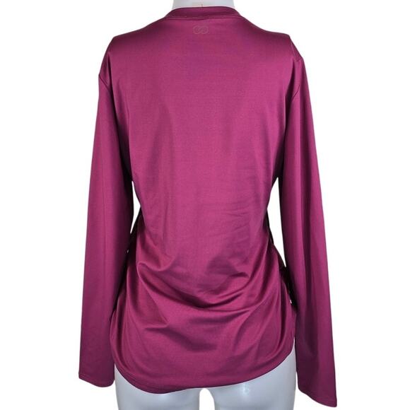 Calia By Carrie Underwood Pink Side Ruching Athletic Long Sleeve  Women's L - Picture 3 of 5